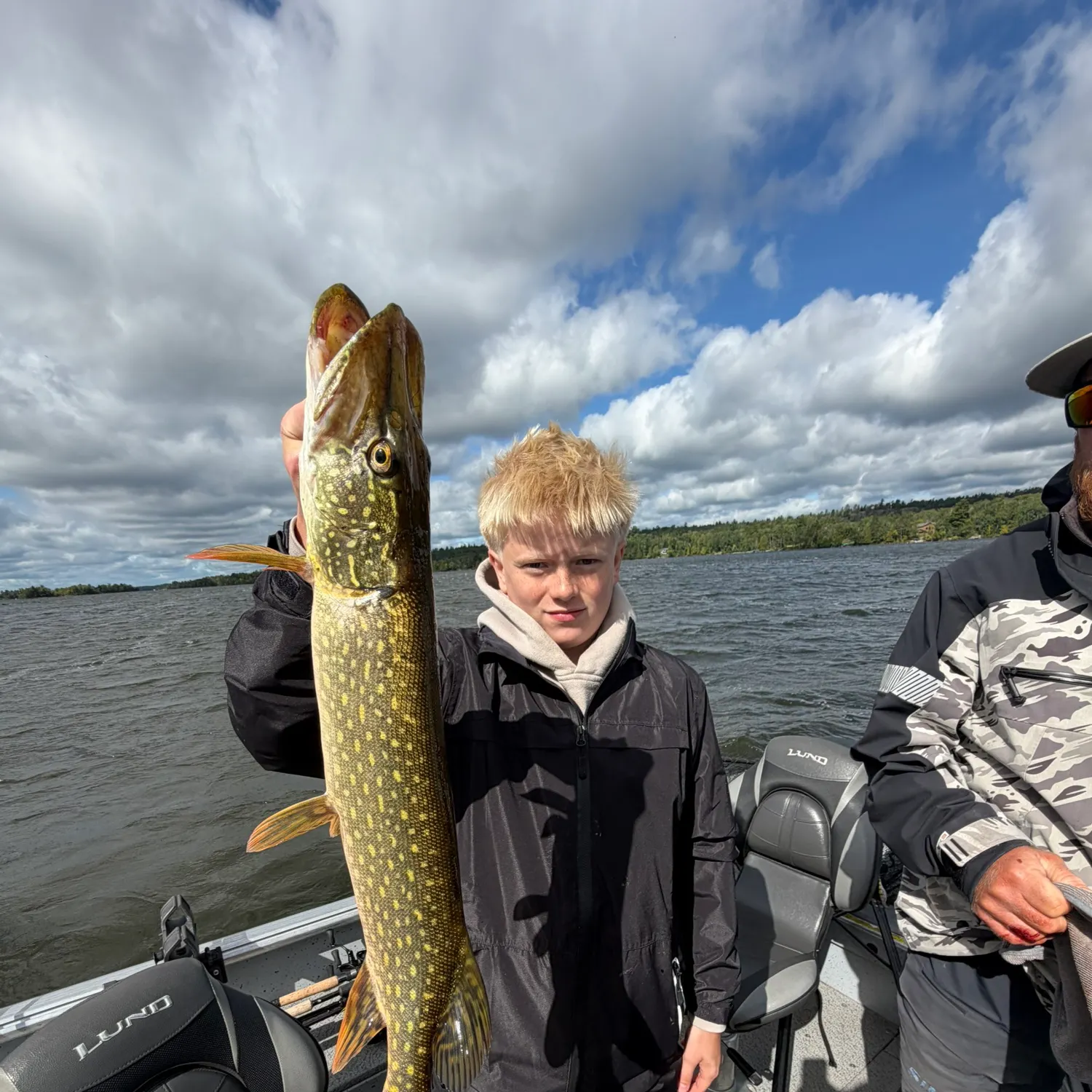 Northern pike caught on Fishbrain