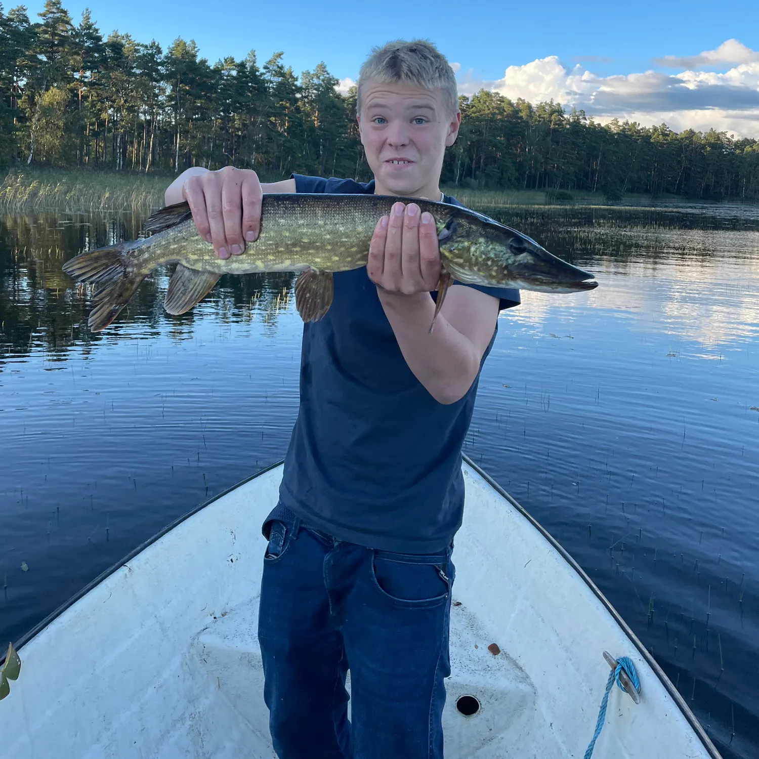 Northern pike caught on Fishbrain