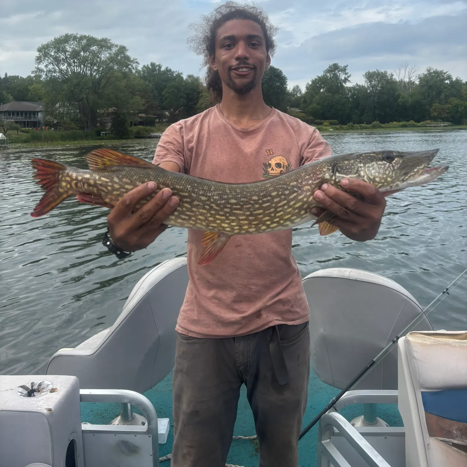 Northern pike caught on Fishbrain