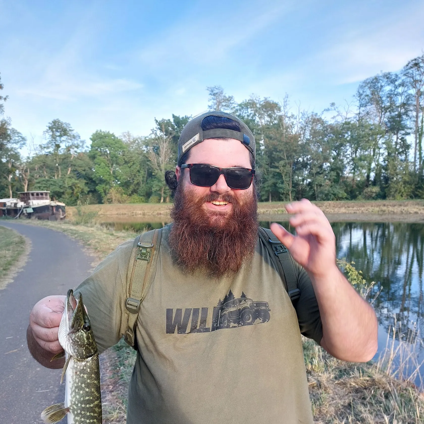Northern pike caught on Fishbrain