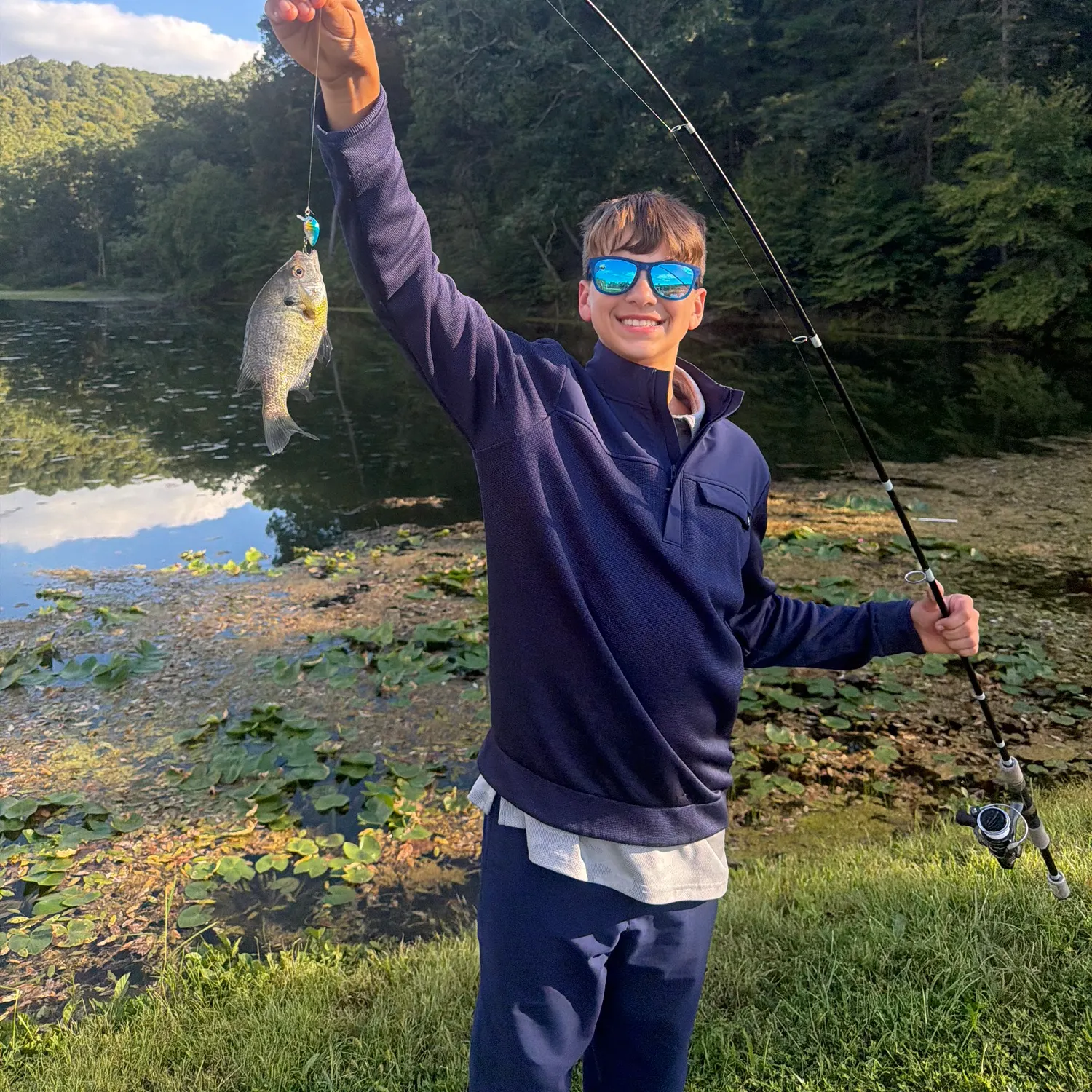 Bluegill caught on Fishbrain