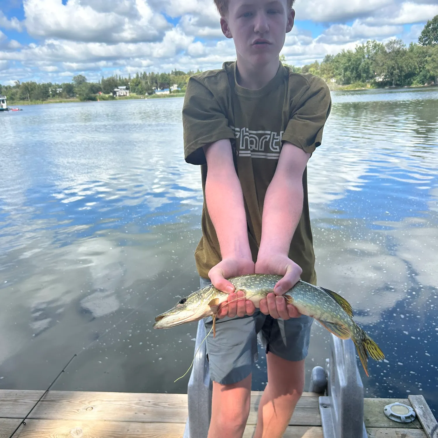 Northern pike caught on Fishbrain