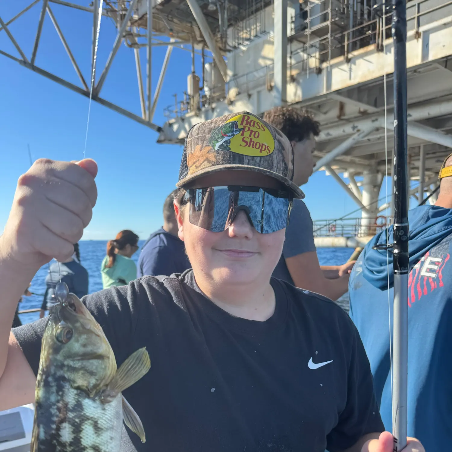 Kelp bass caught on Fishbrain