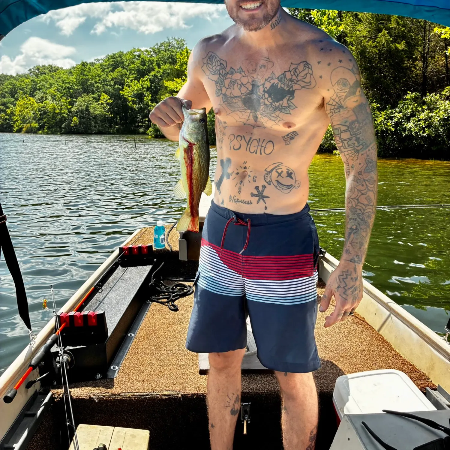 Smallmouth bass caught on Fishbrain