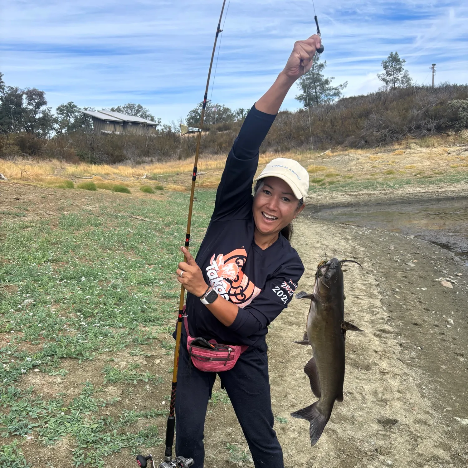 Channel catfish caught on Fishbrain