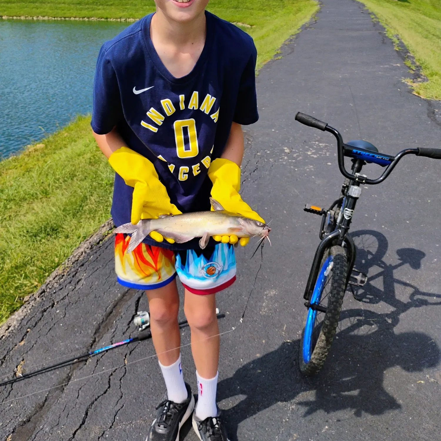 Channel catfish caught on Fishbrain