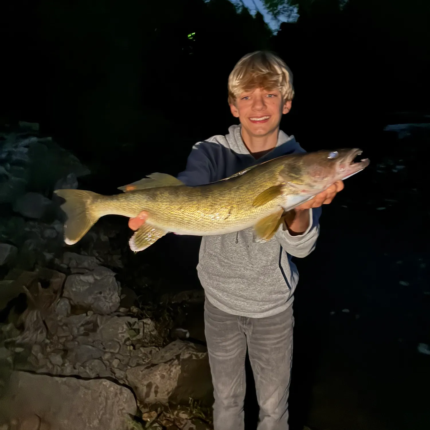 Walleye caught on Fishbrain
