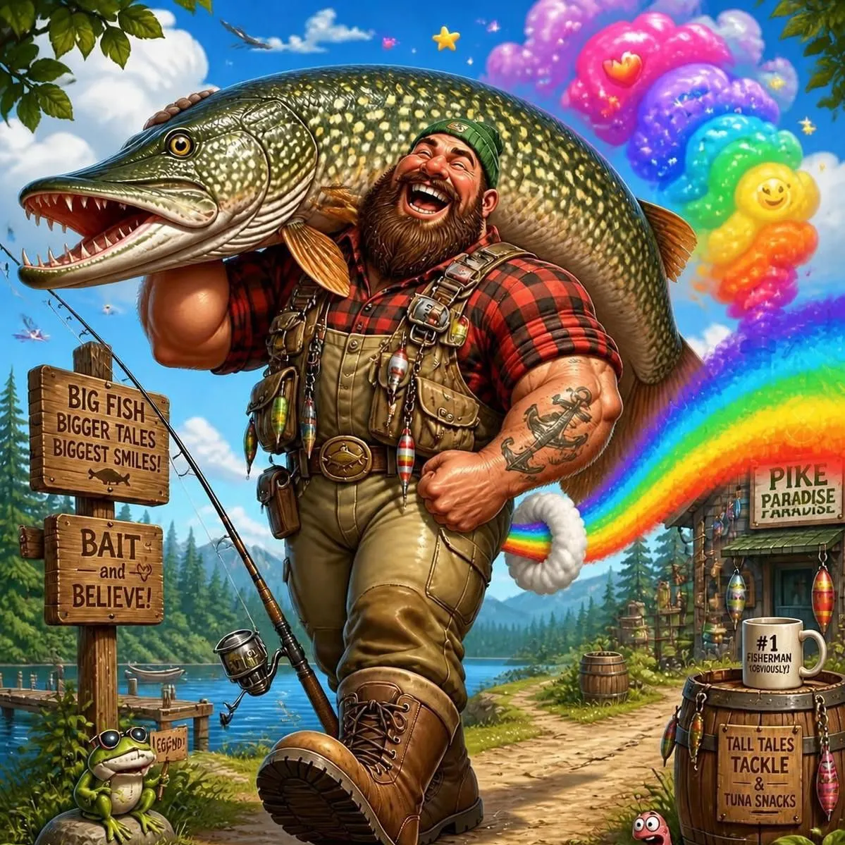 Northern pike caught on Fishbrain