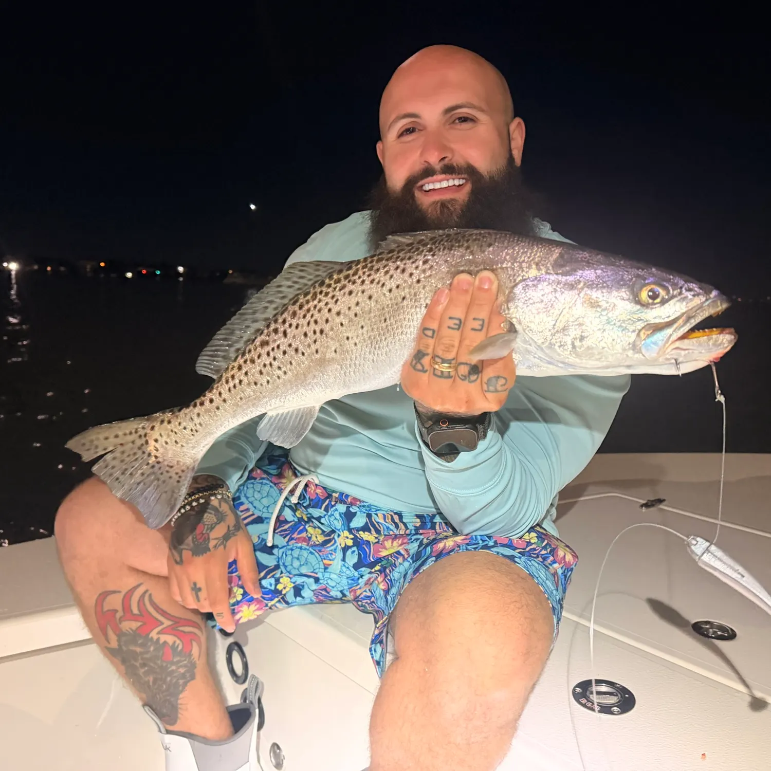Spotted seatrout caught on Fishbrain