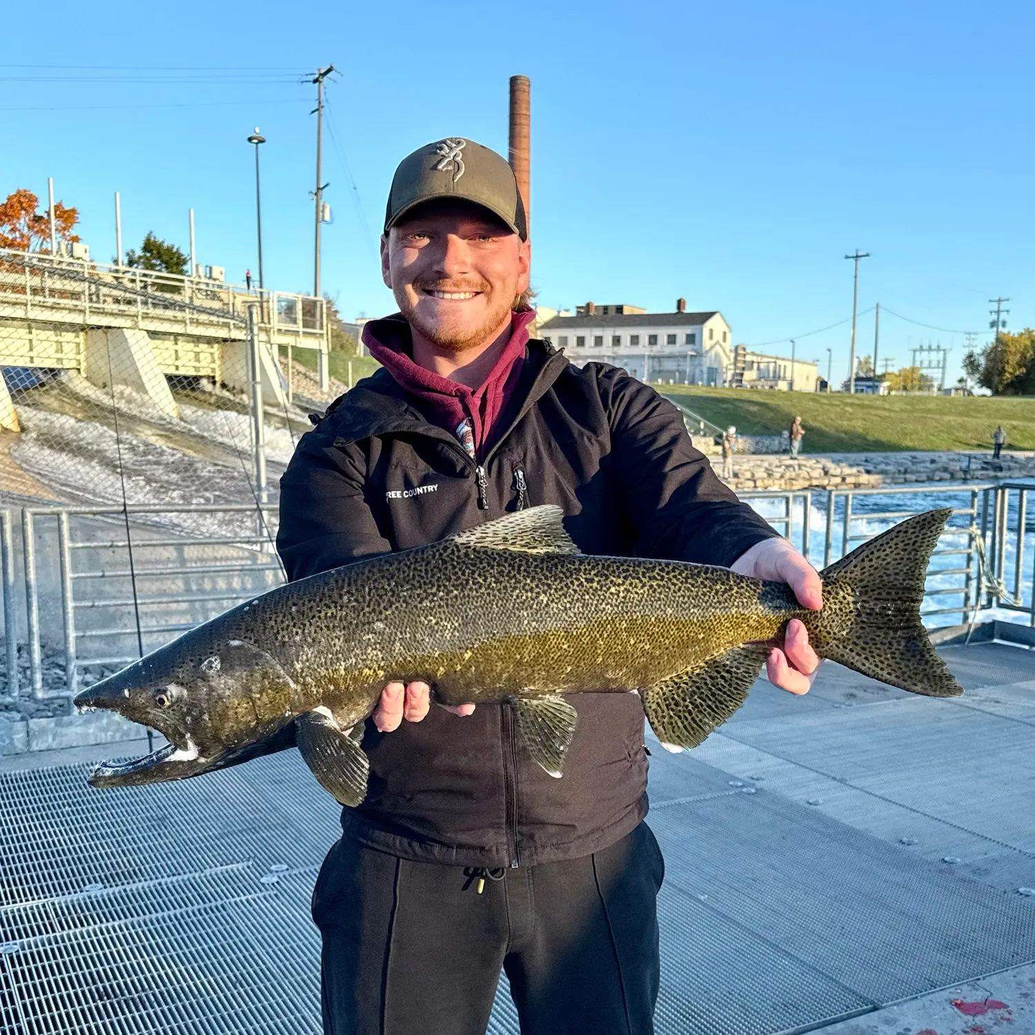 Chinook salmon caught on Fishbrain