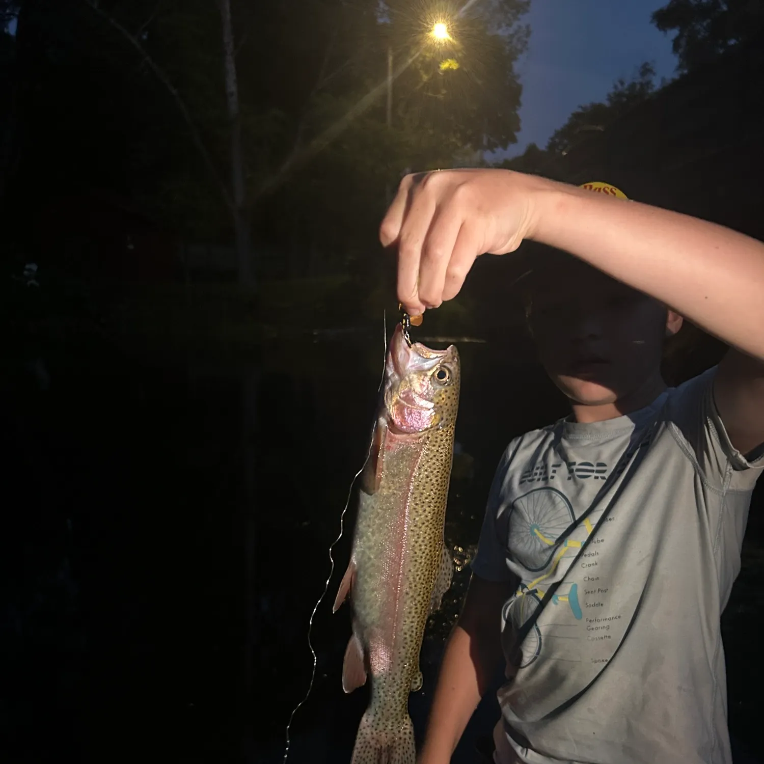 Rainbow trout caught on Fishbrain