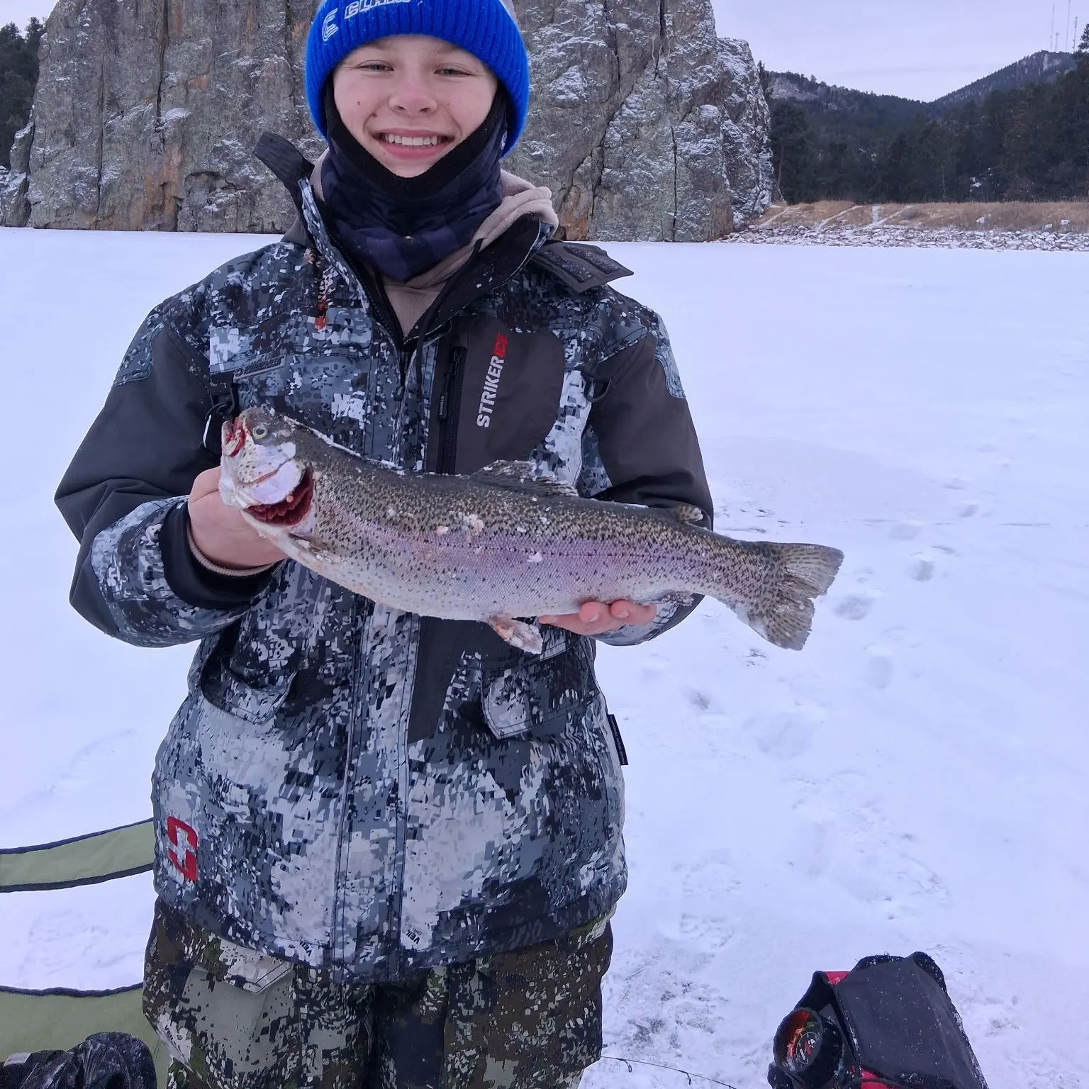 Rainbow trout caught on Fishbrain