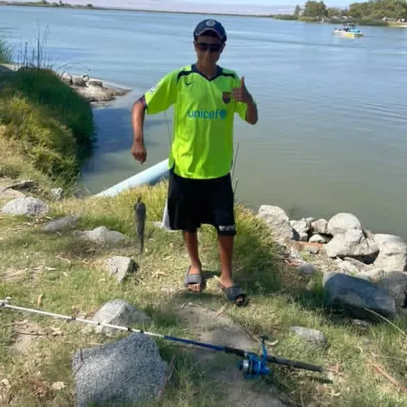 Channel catfish caught on Fishbrain