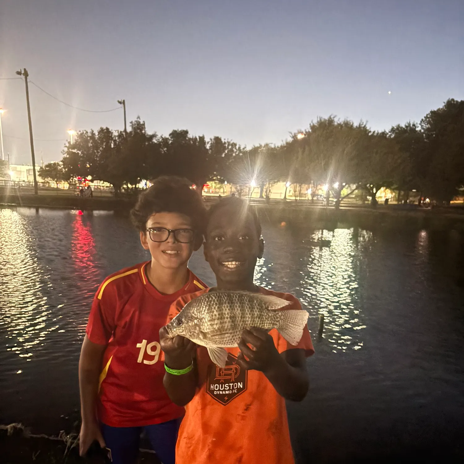 Nile tilapia caught on Fishbrain