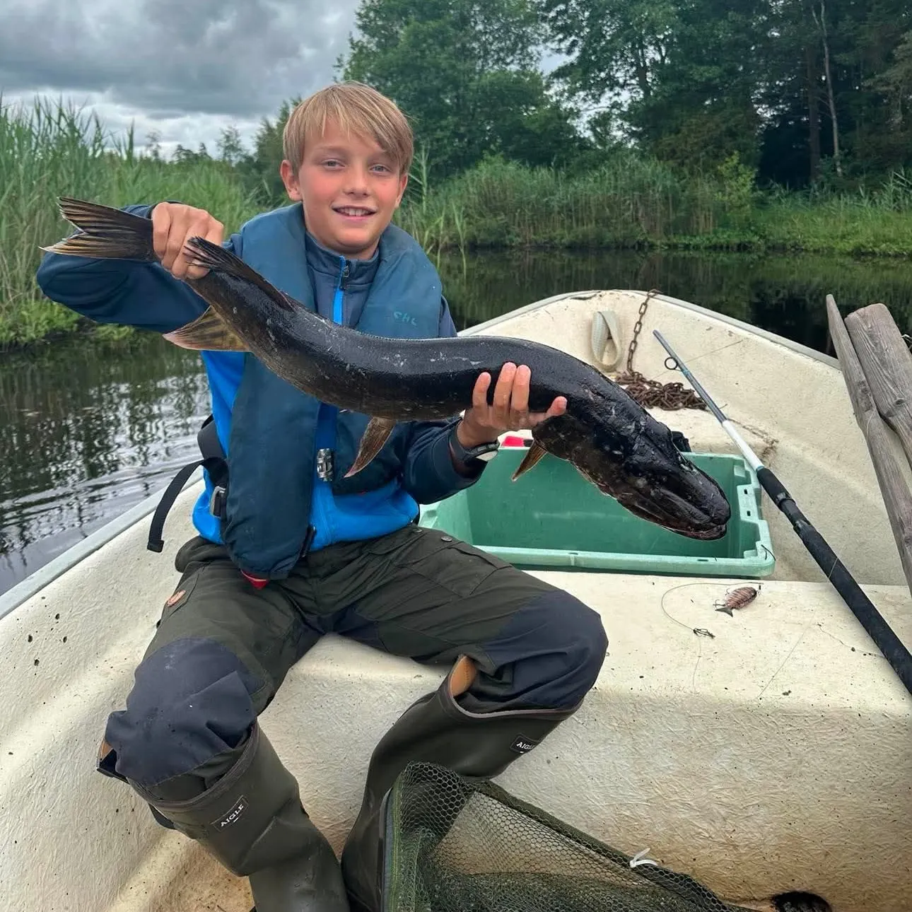 Northern pike caught on Fishbrain