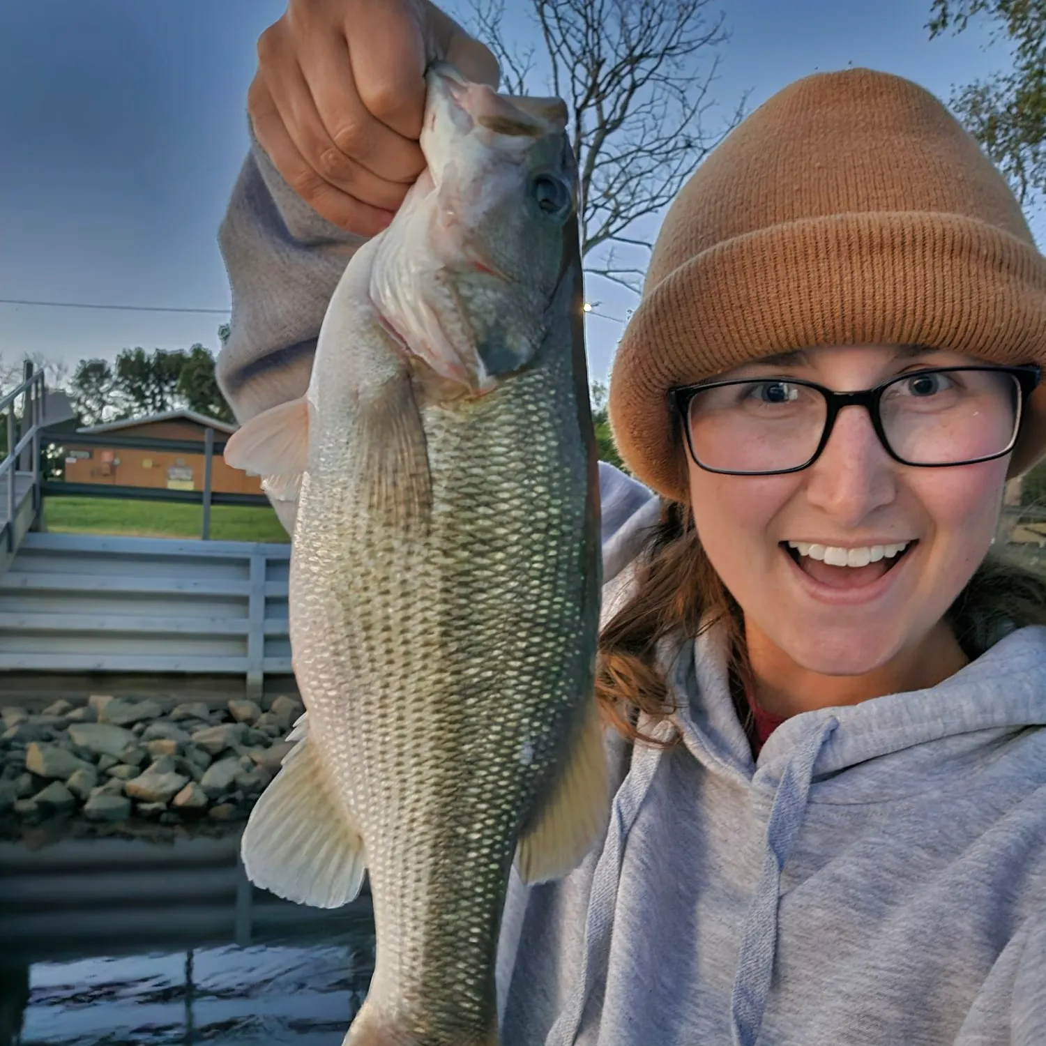Spotted bass caught on Fishbrain