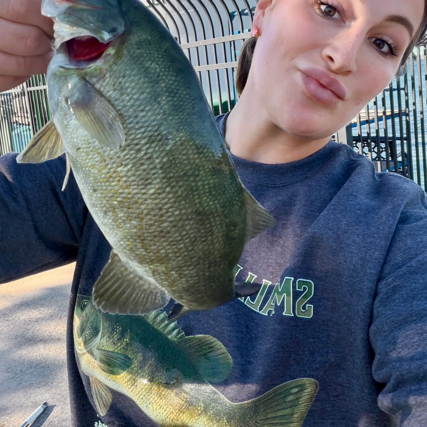 Smallmouth bass caught on Fishbrain