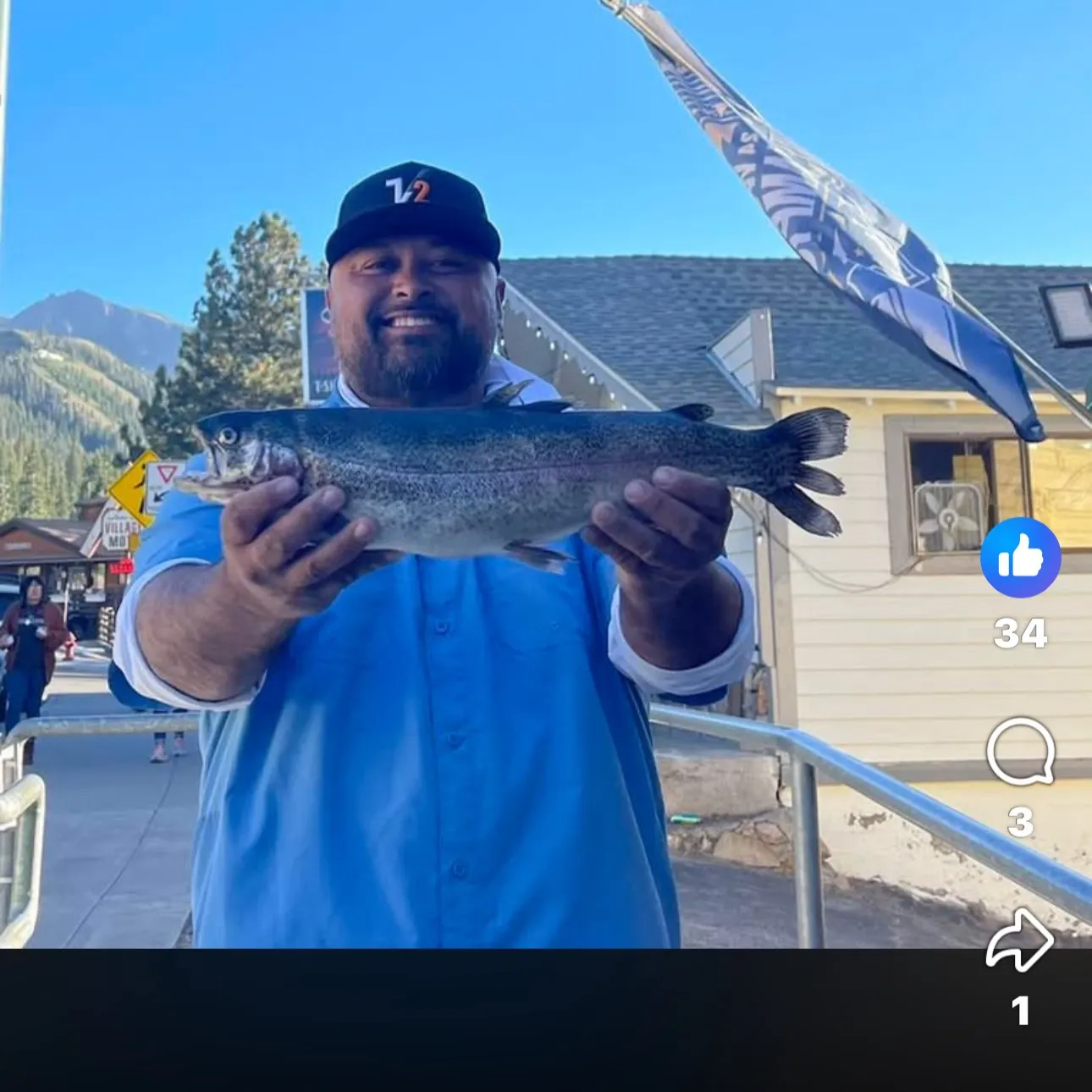 Rainbow trout caught on Fishbrain