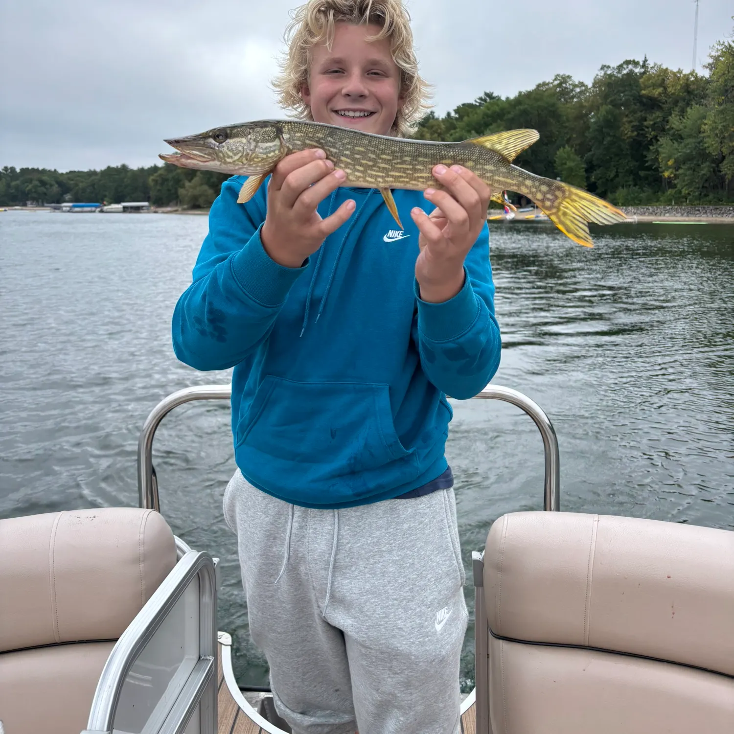 Northern pike caught on Fishbrain
