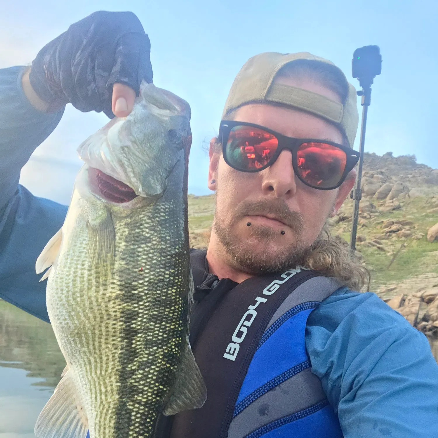 Spotted bass caught on Fishbrain