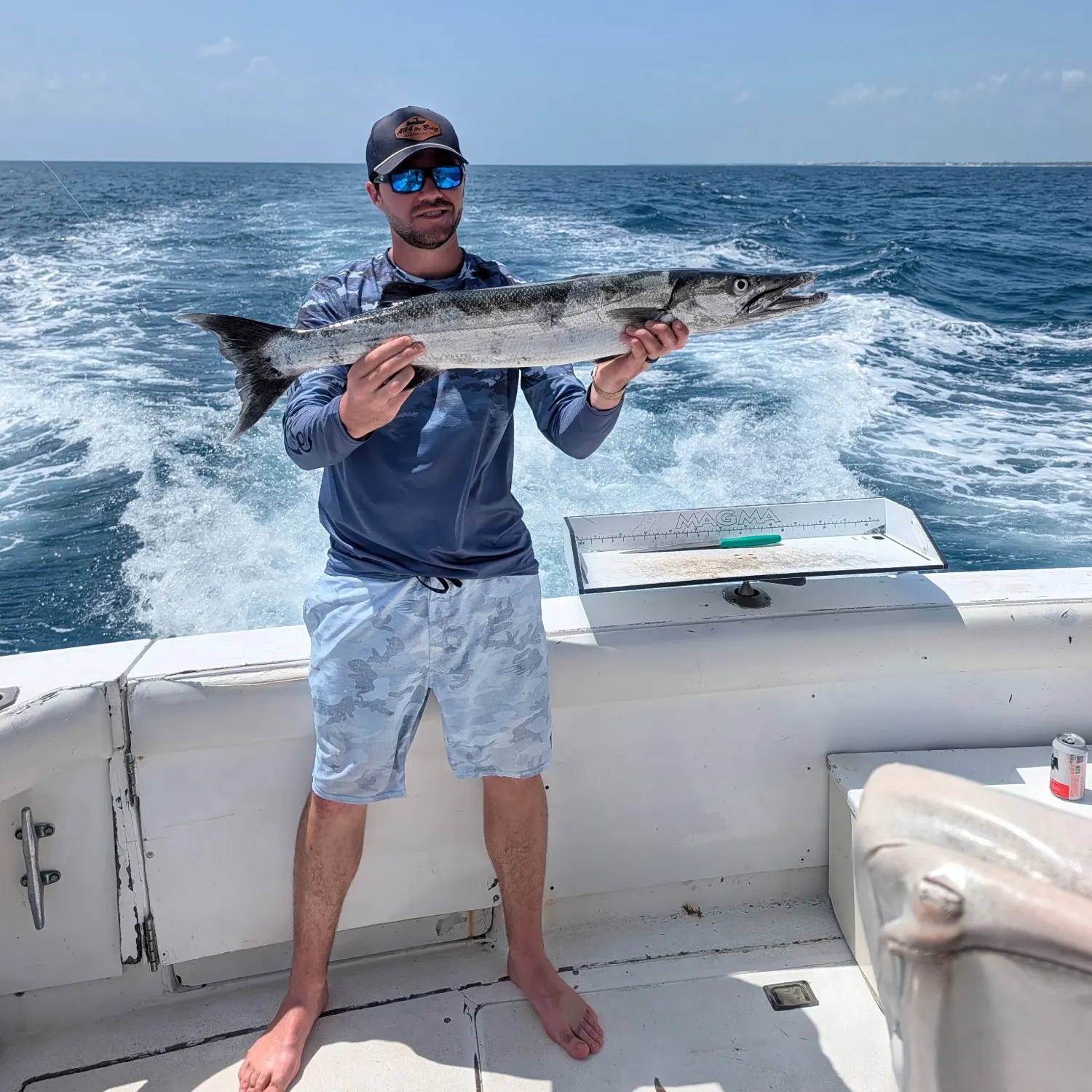 Great barracuda caught on Fishbrain