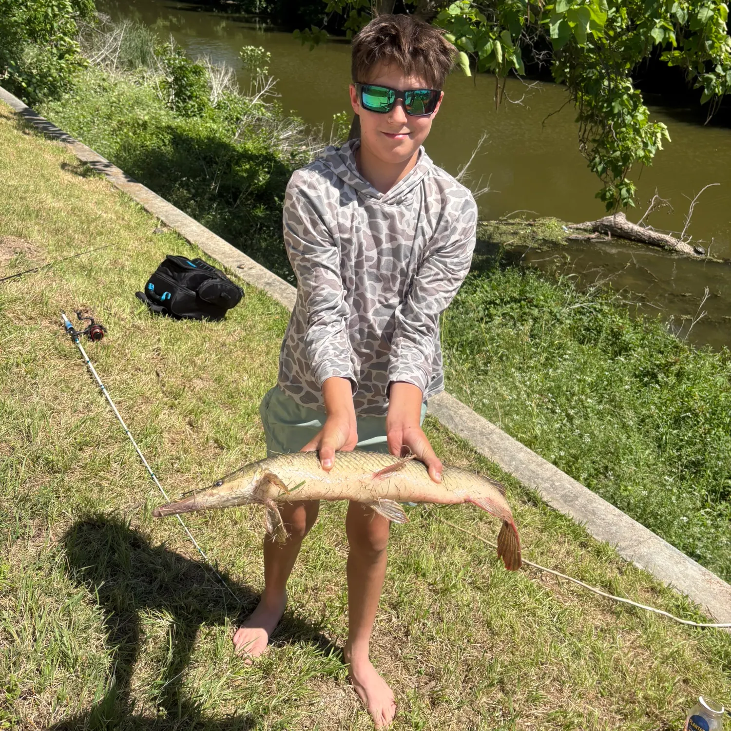 The most recent Shortnose gar catches on Fishbrain