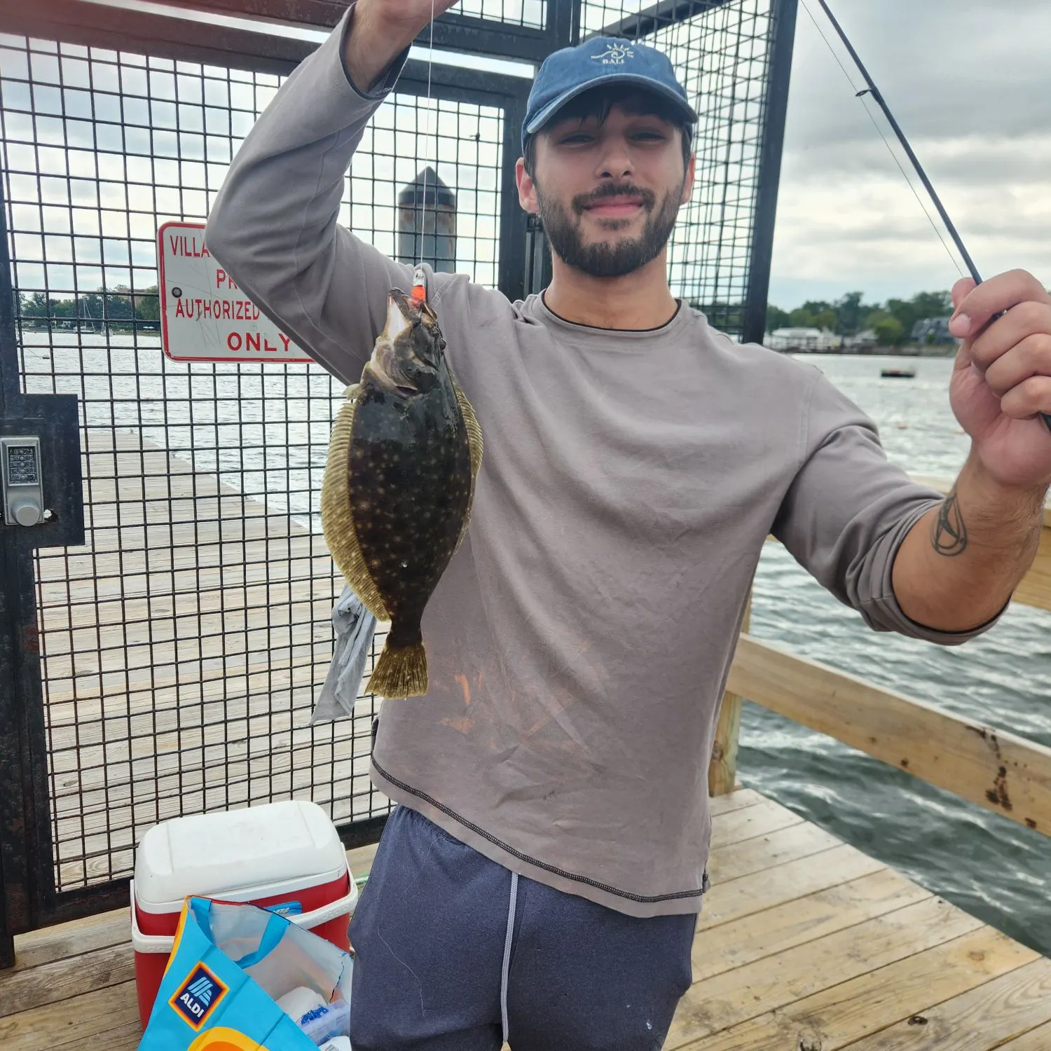 Summer flounder caught on Fishbrain
