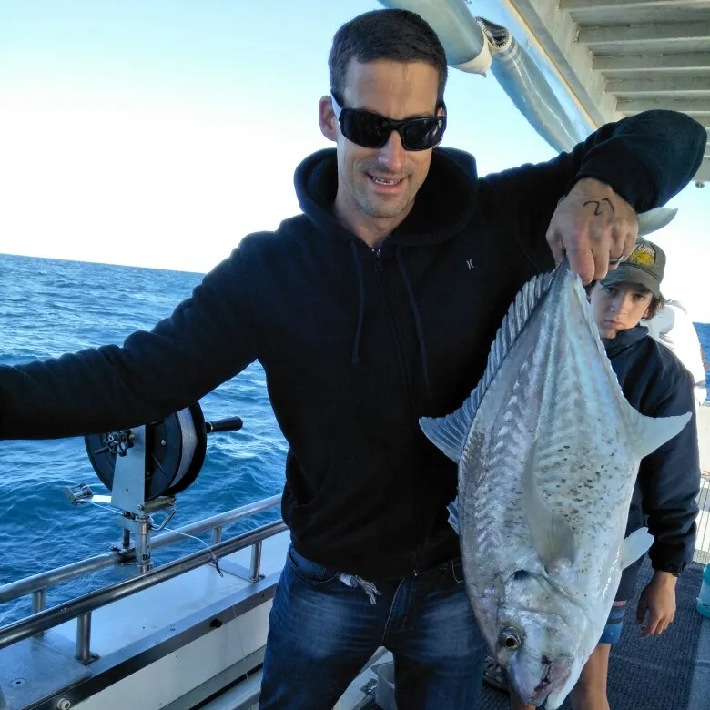Golden trevally caught on Fishbrain