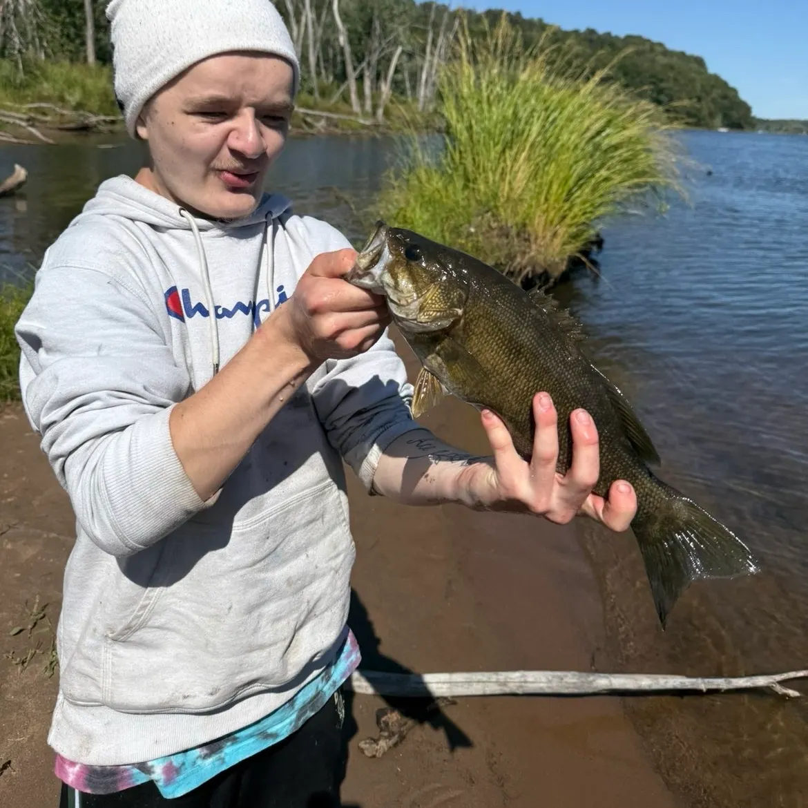 Smallmouth bass caught on Fishbrain