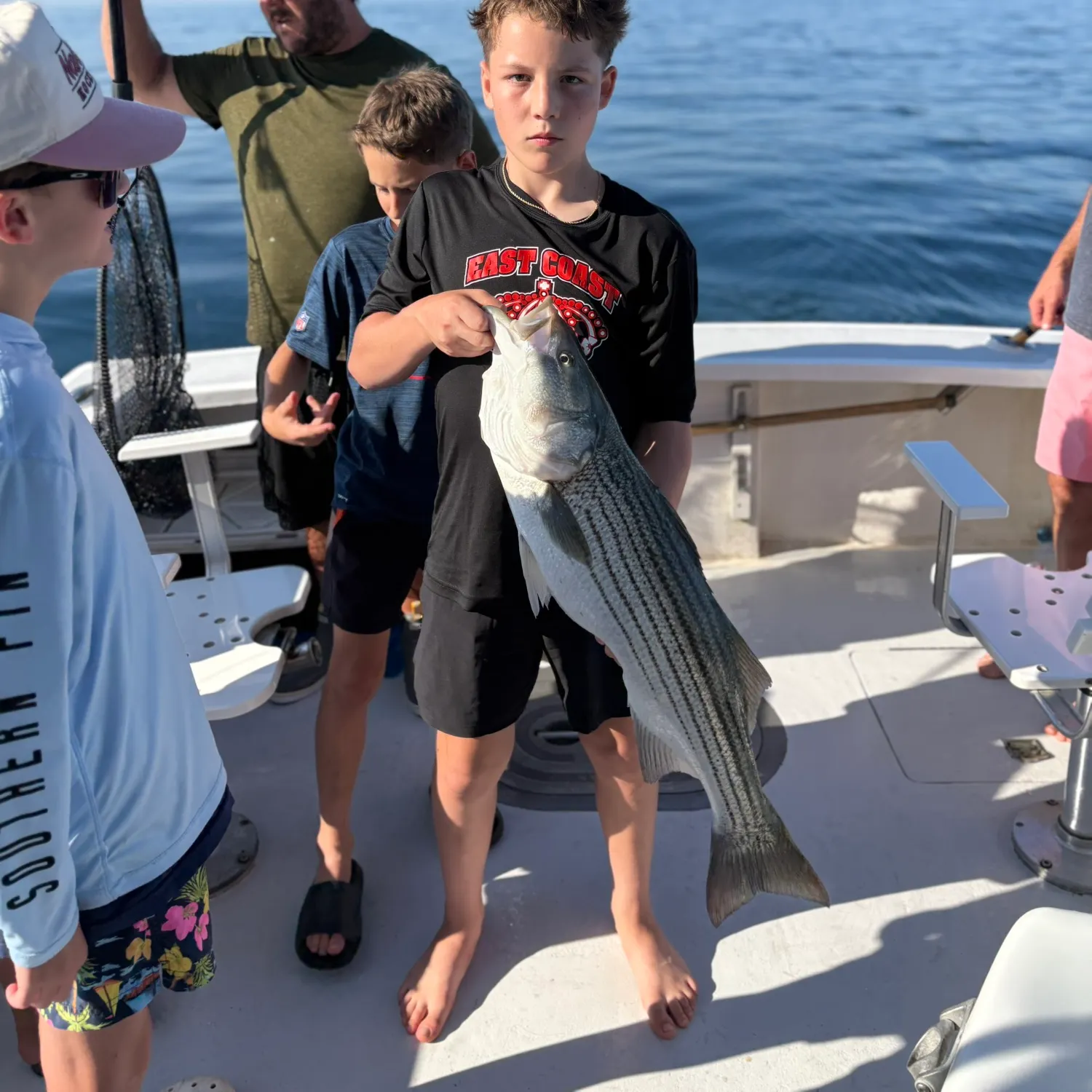 Striped bass caught on Fishbrain