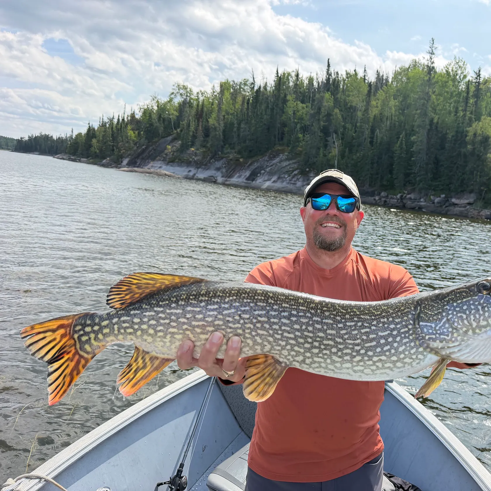 Northern pike caught on Fishbrain
