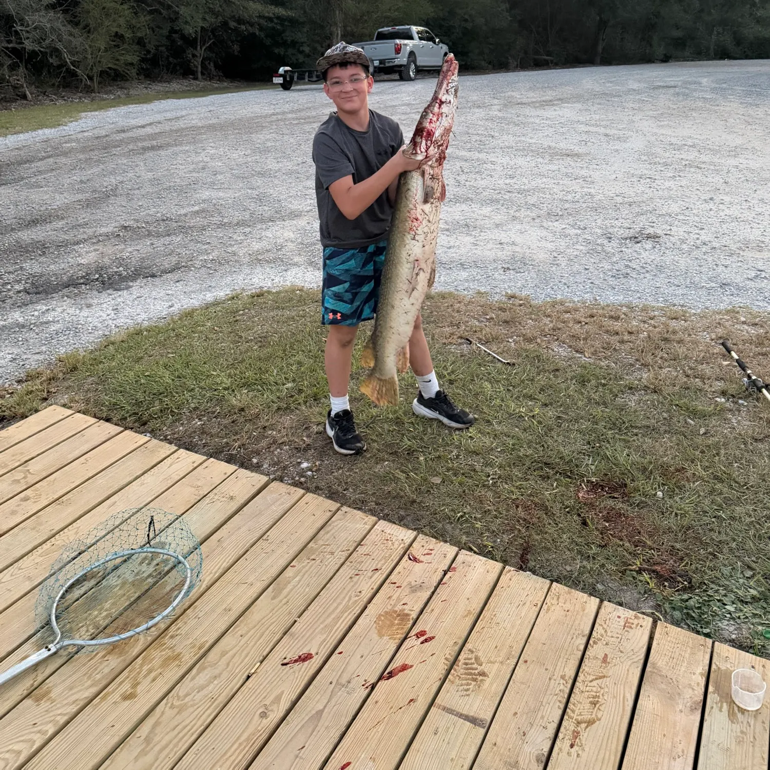 Alligator gar caught on Fishbrain