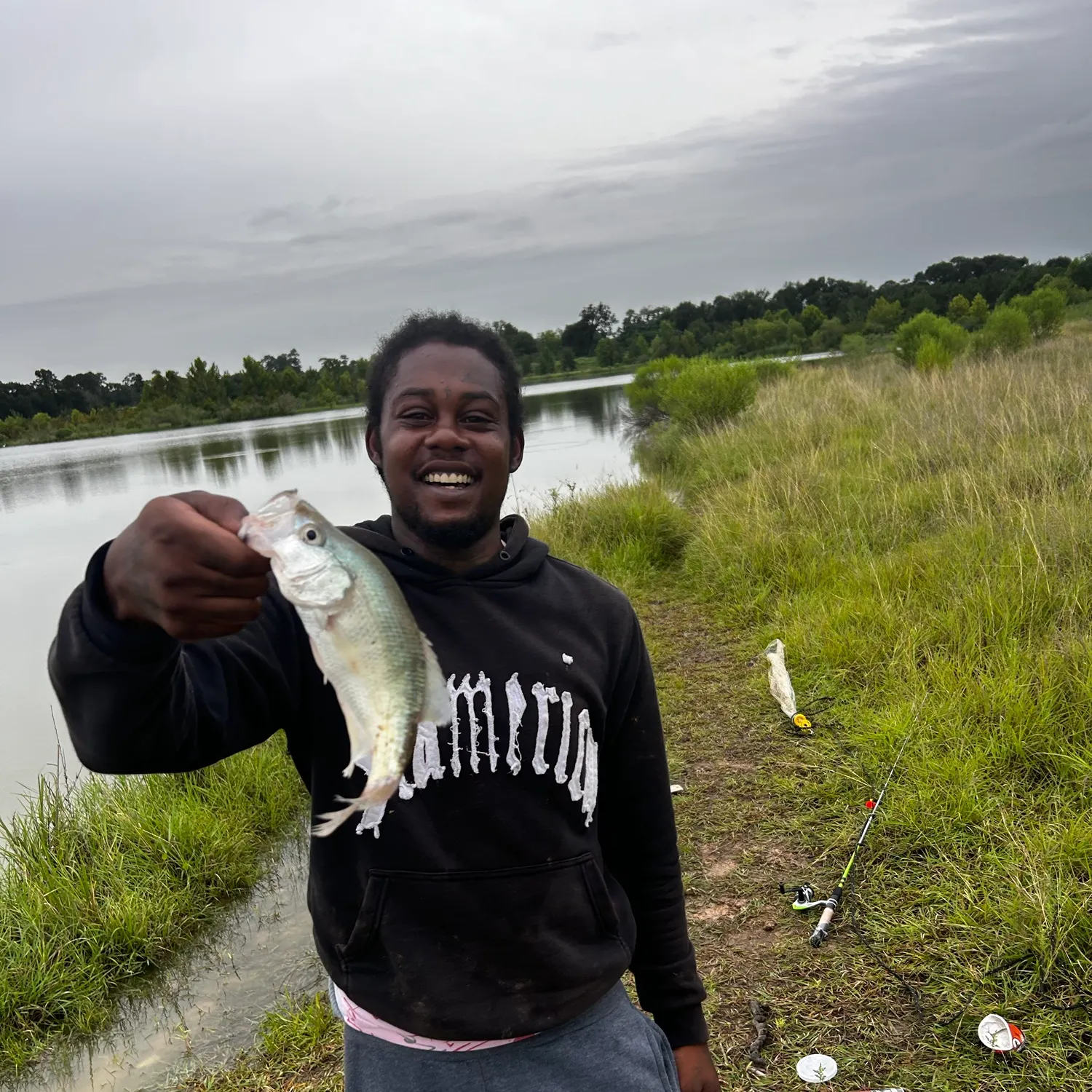 White crappie caught on Fishbrain