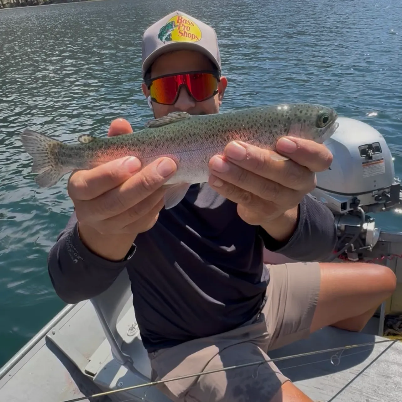 Rainbow trout caught on Fishbrain