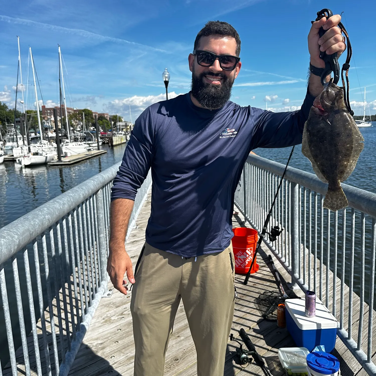 Summer flounder caught on Fishbrain