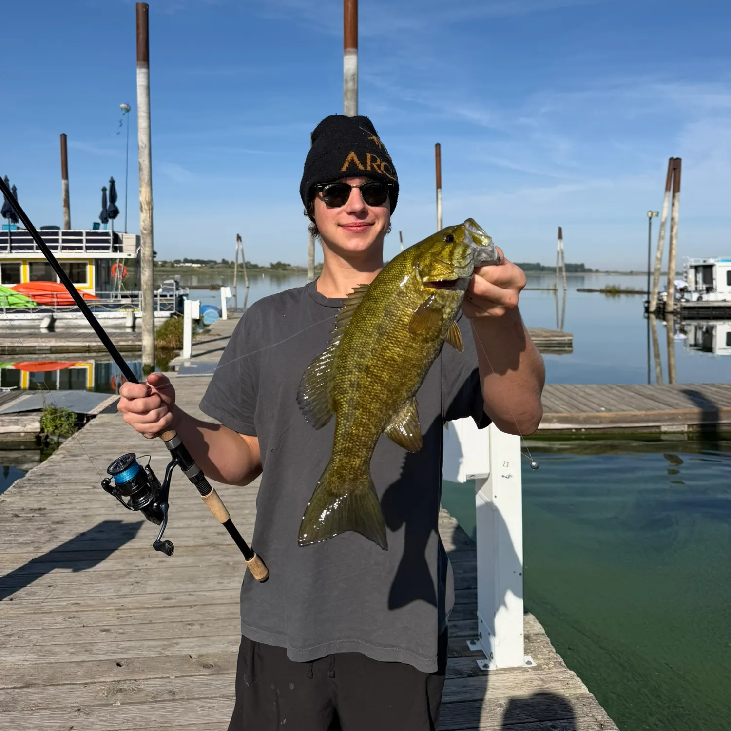 Smallmouth bass caught on Fishbrain