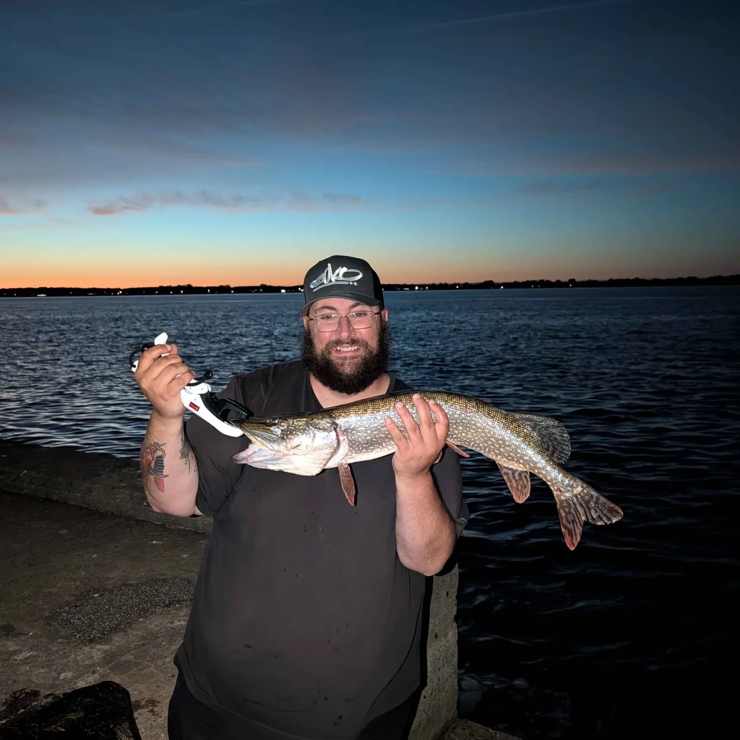 Northern pike caught on Fishbrain