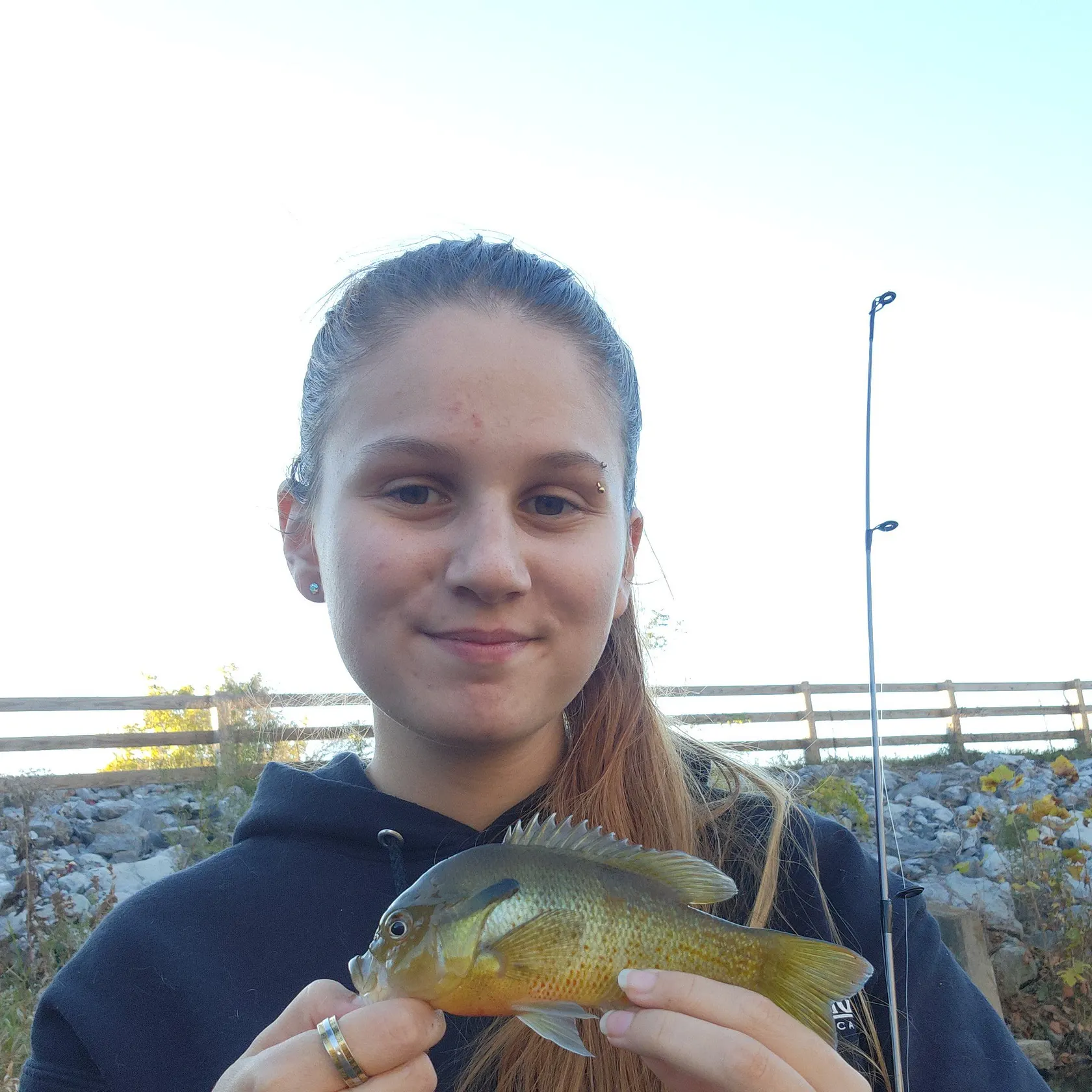 Redbreast sunfish caught on Fishbrain