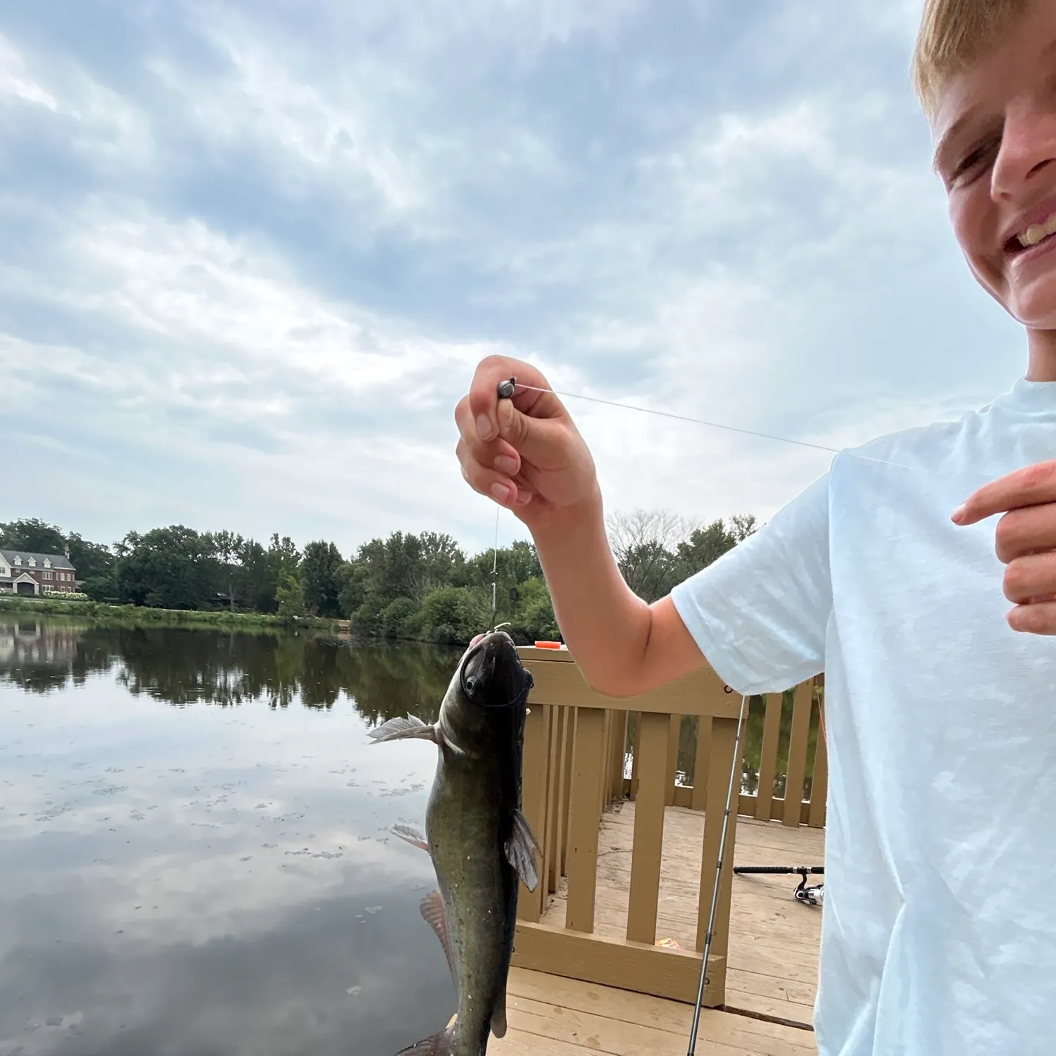 Channel catfish caught on Fishbrain