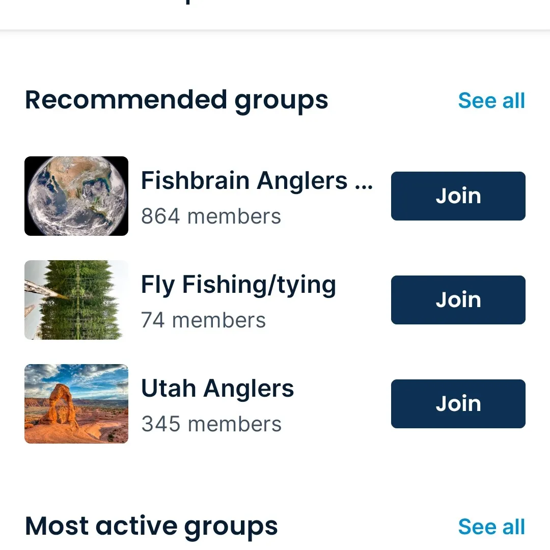 recently logged catches