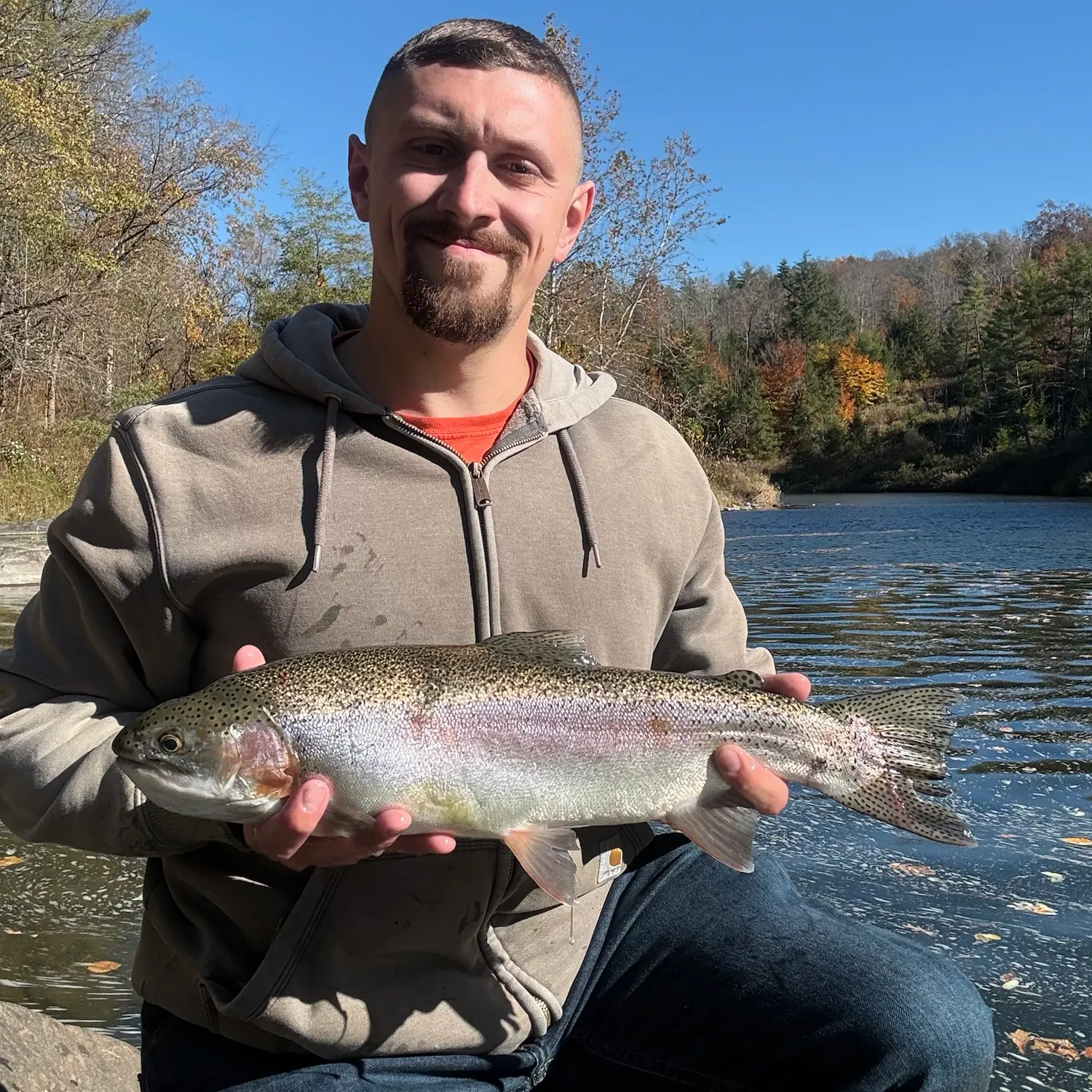 Rainbow trout caught on Fishbrain