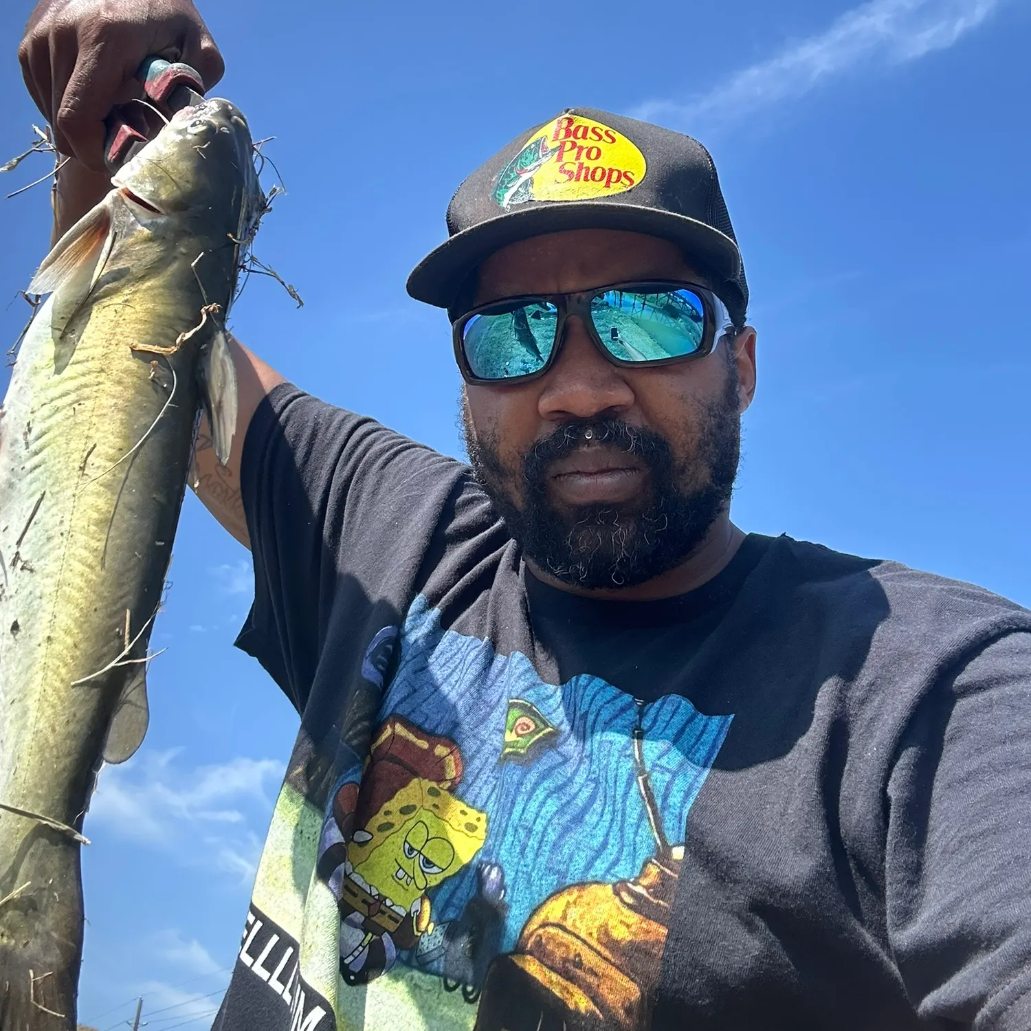 Channel catfish caught on Fishbrain
