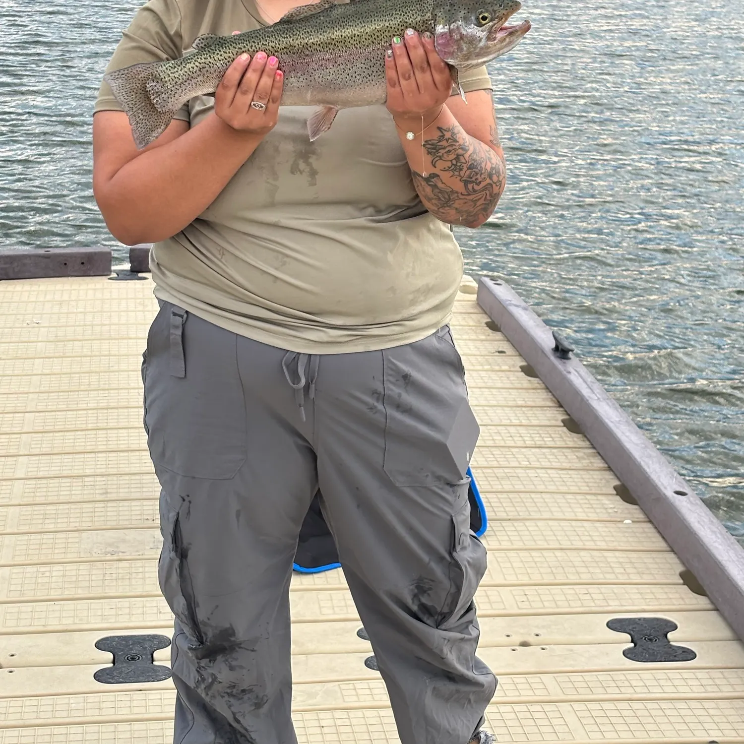 Rainbow trout caught on Fishbrain