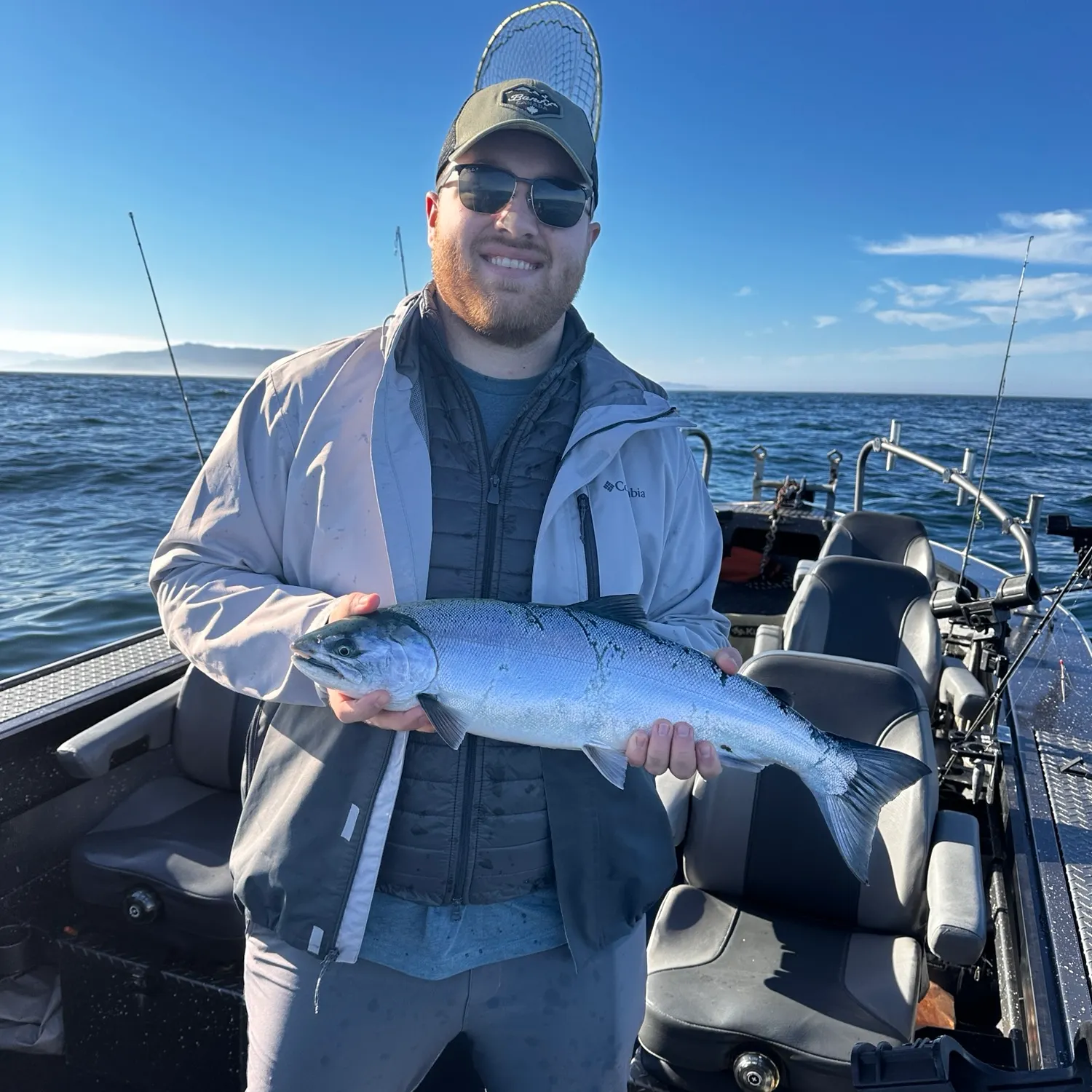 Coho salmon caught on Fishbrain
