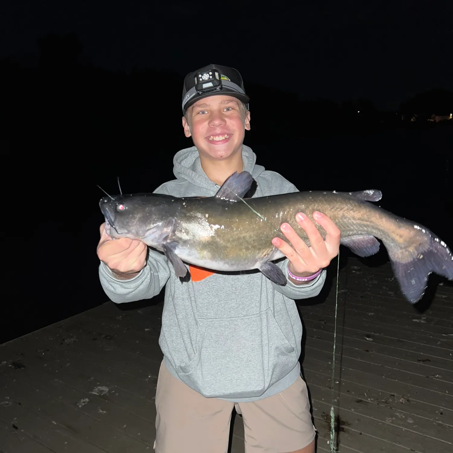 Channel catfish caught on Fishbrain