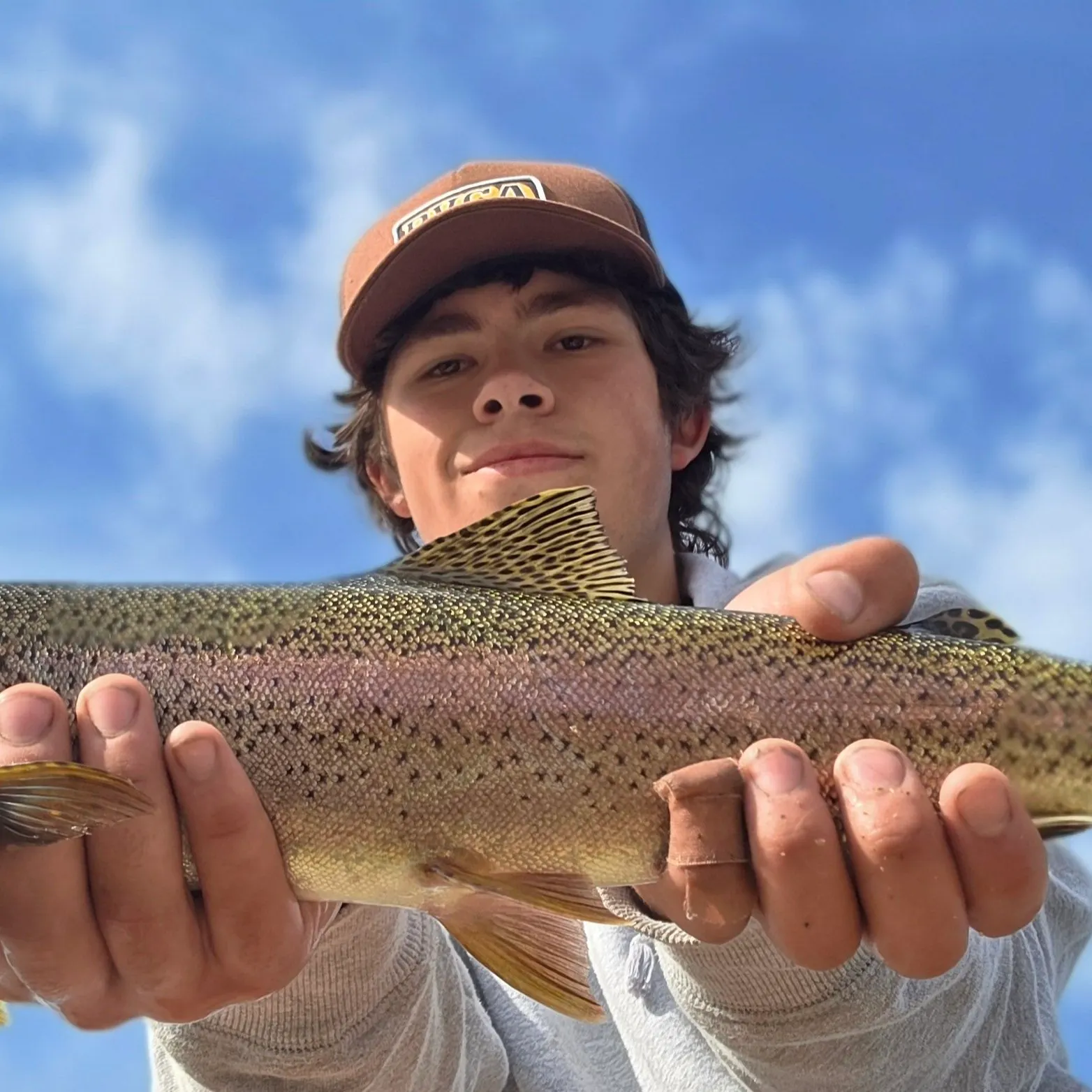 Rainbow trout caught on Fishbrain