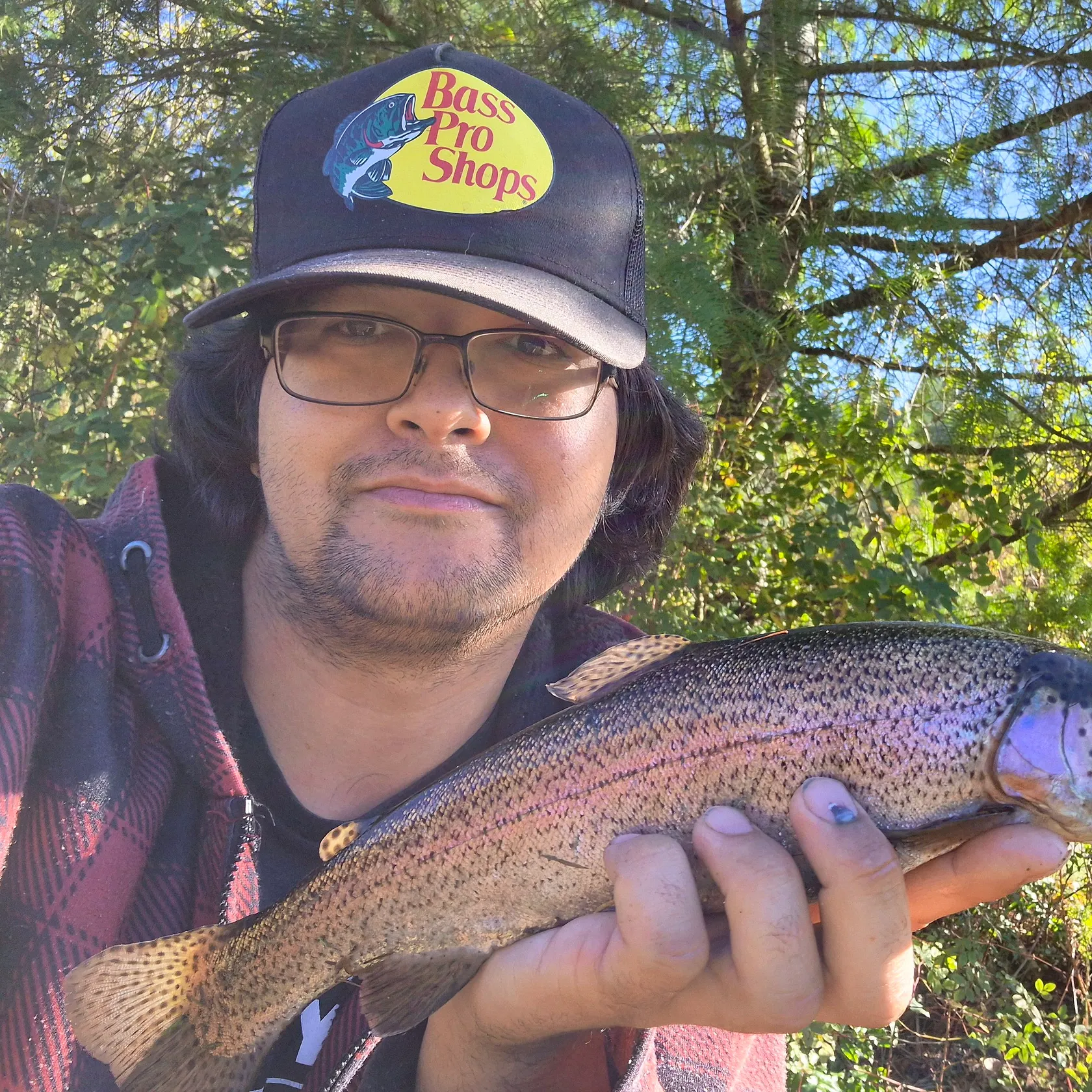 Rainbow trout caught on Fishbrain