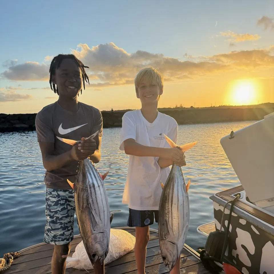 Skipjack tuna caught on Fishbrain