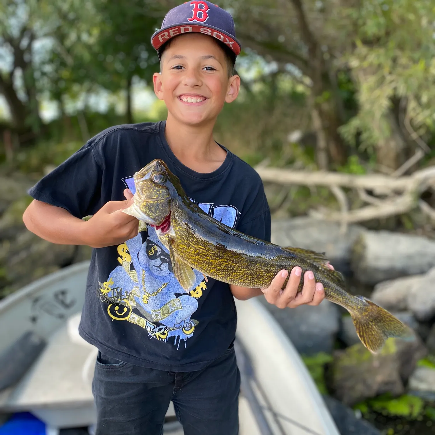 Walleye caught on Fishbrain