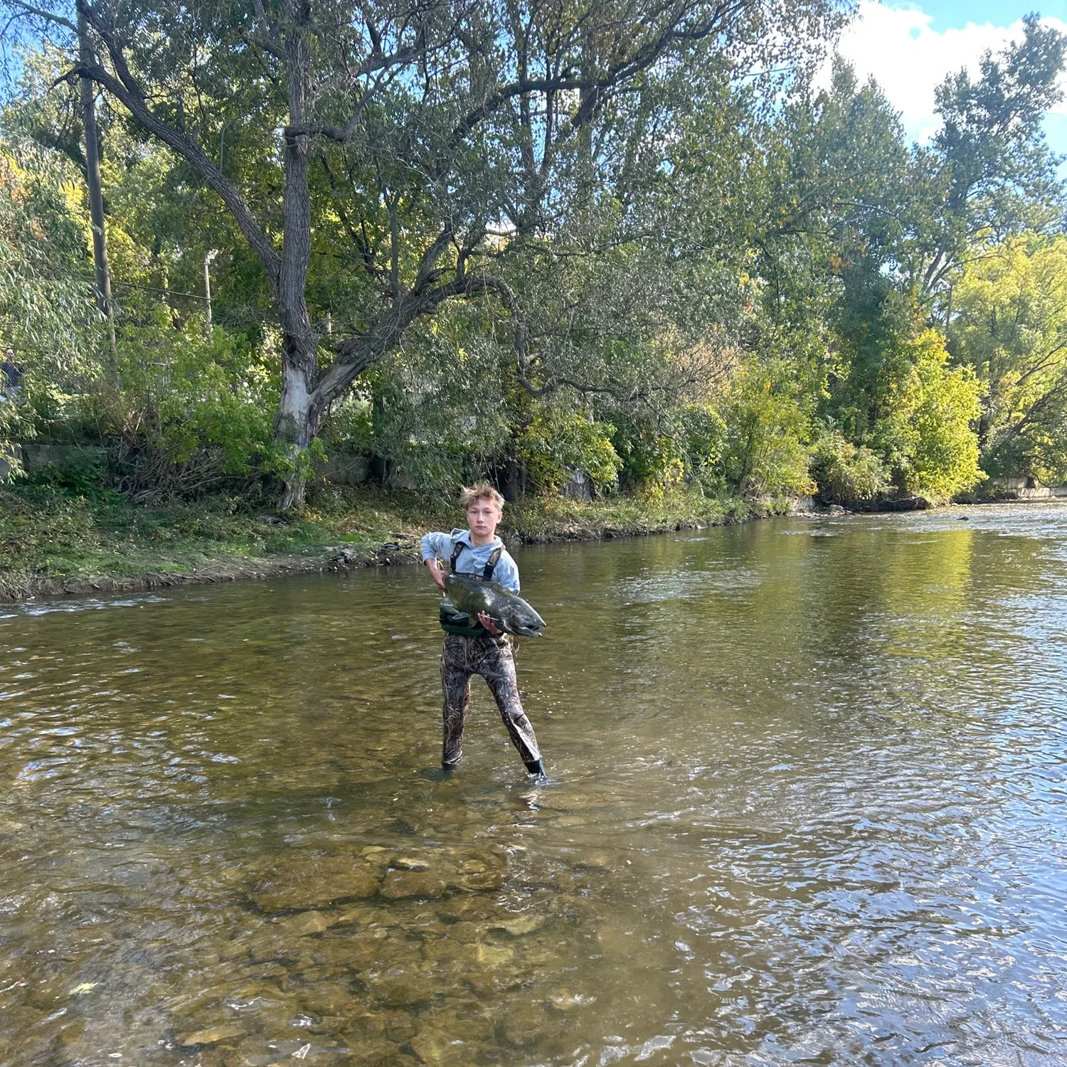 Chinook salmon caught on Fishbrain